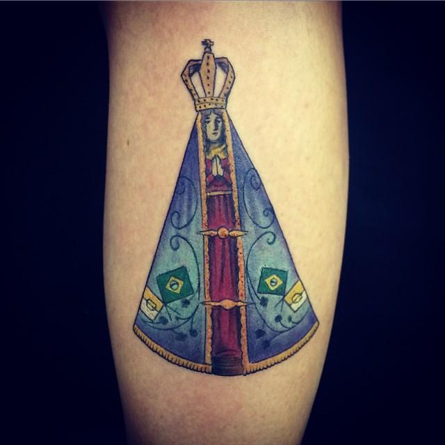 tatuagem nossa senhora aparecida vs nossa senhora de fatima