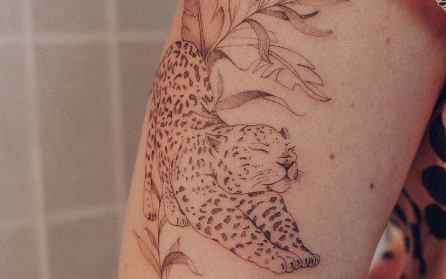 tatuagem de onça