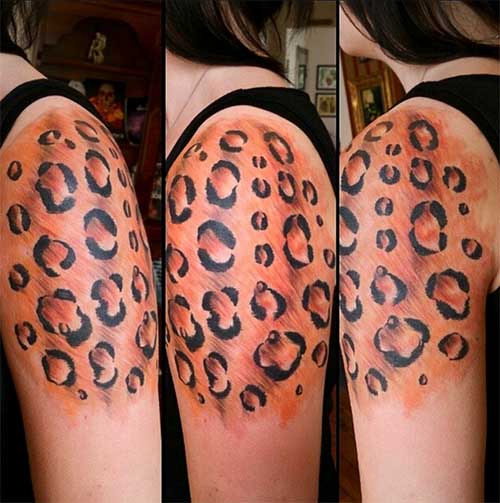tatuagem de onça com outros animais