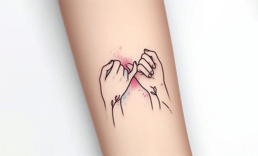 ideias tatuagem pinky promise amigas fotos