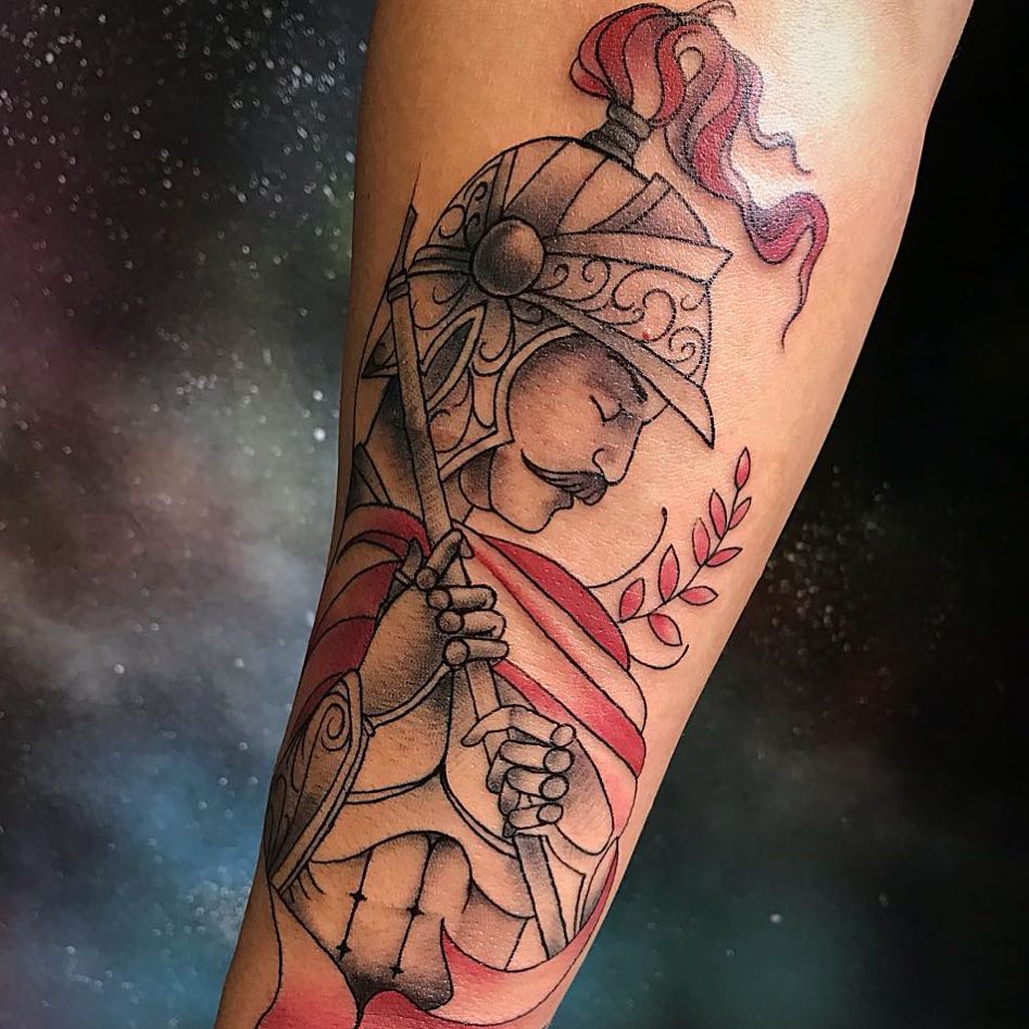 tatuagem de são jorge