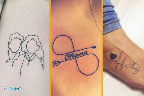 ideias de tatuagem familia delicada com nomes