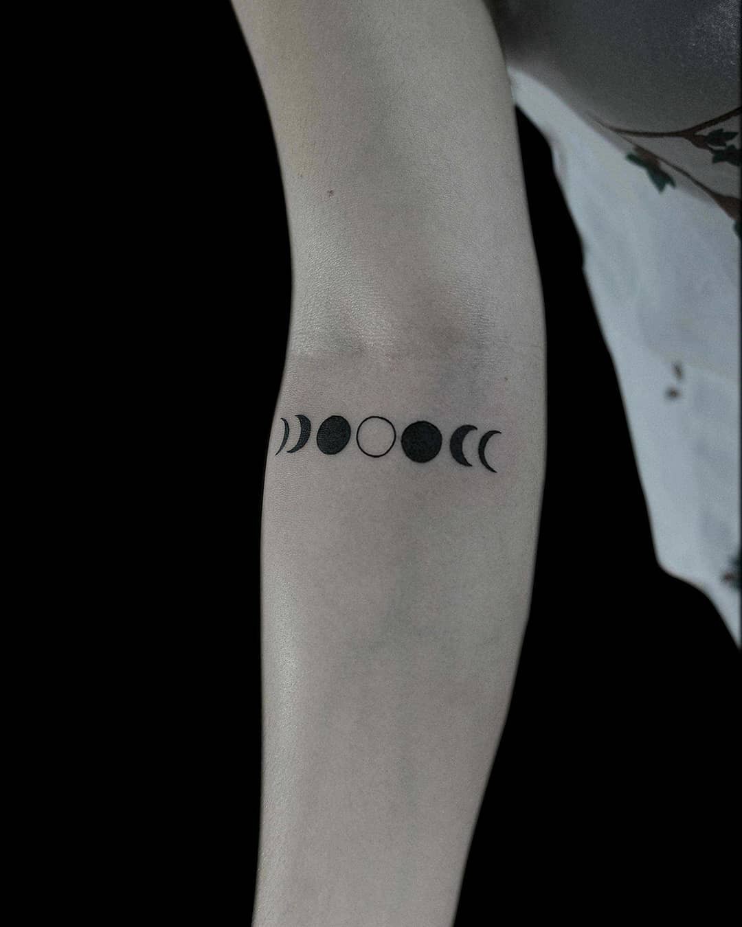 tatuagem fases da lua
