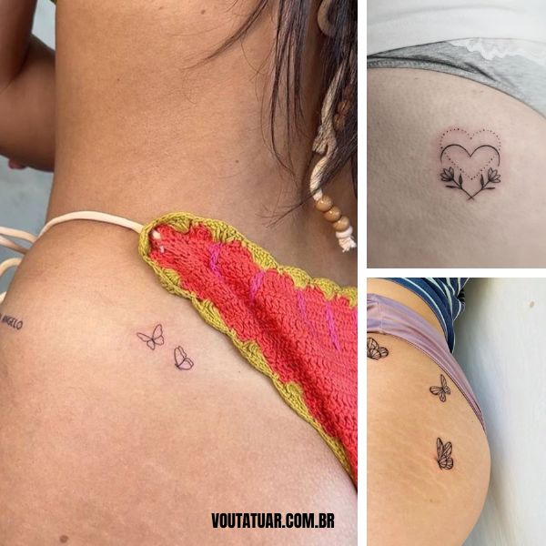 tatuagem feminina na bunda