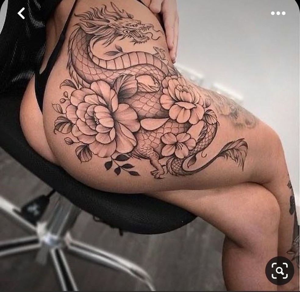 ideias de tatuagem feminina na bunda para inspiração