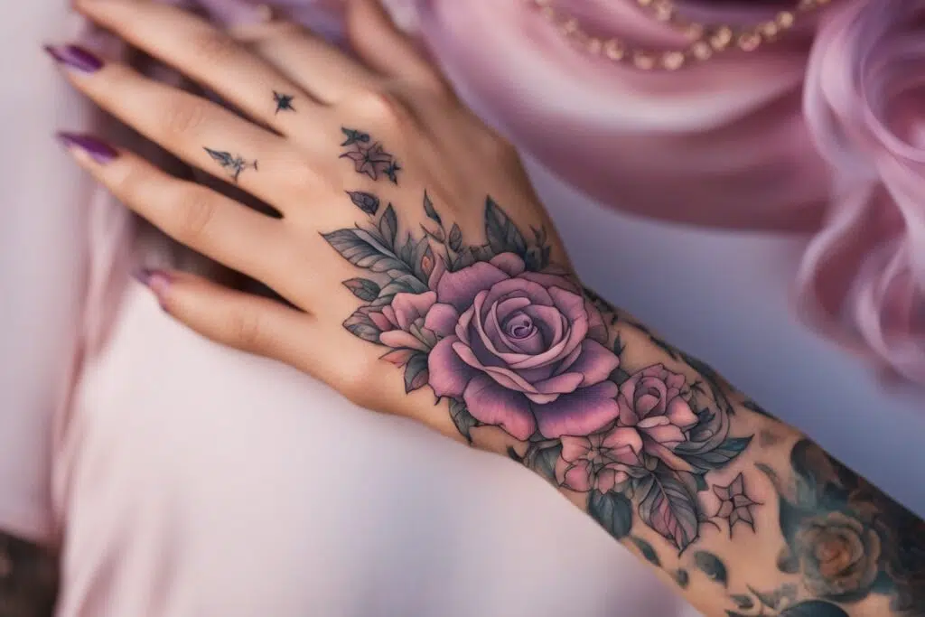 tatuagem feminina no pulso