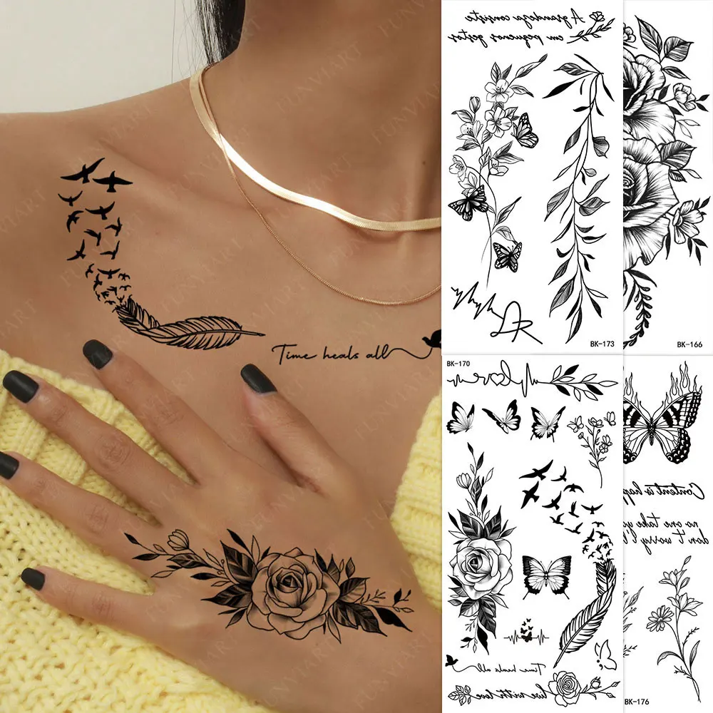 tatuagem feminina delicada mão