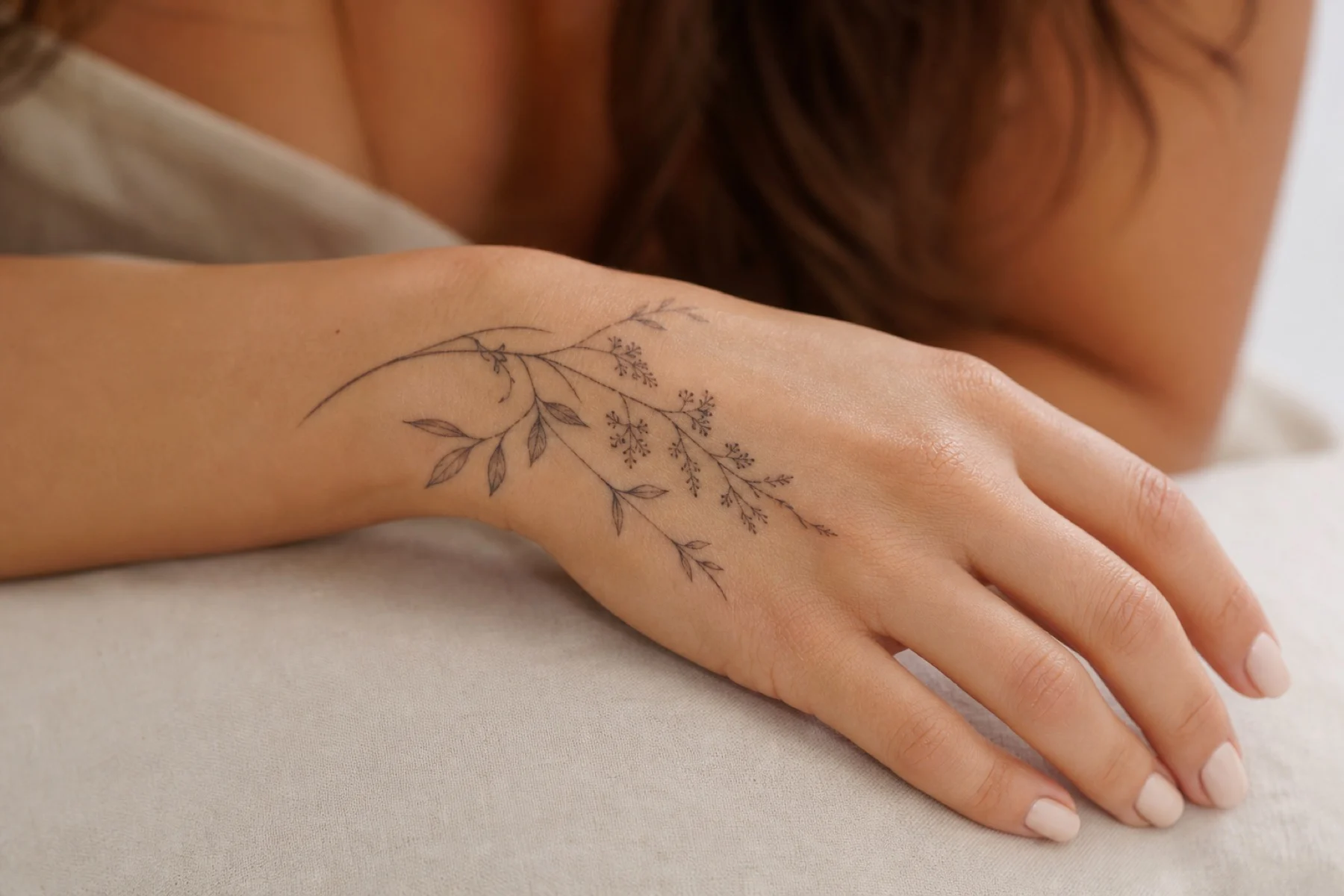 tatuagem feminina coracao dedo