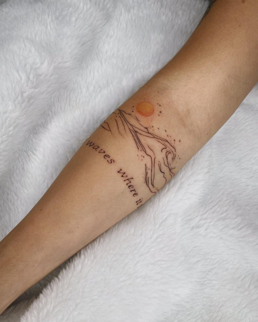 ideias de tatuagem feminina braço delicada