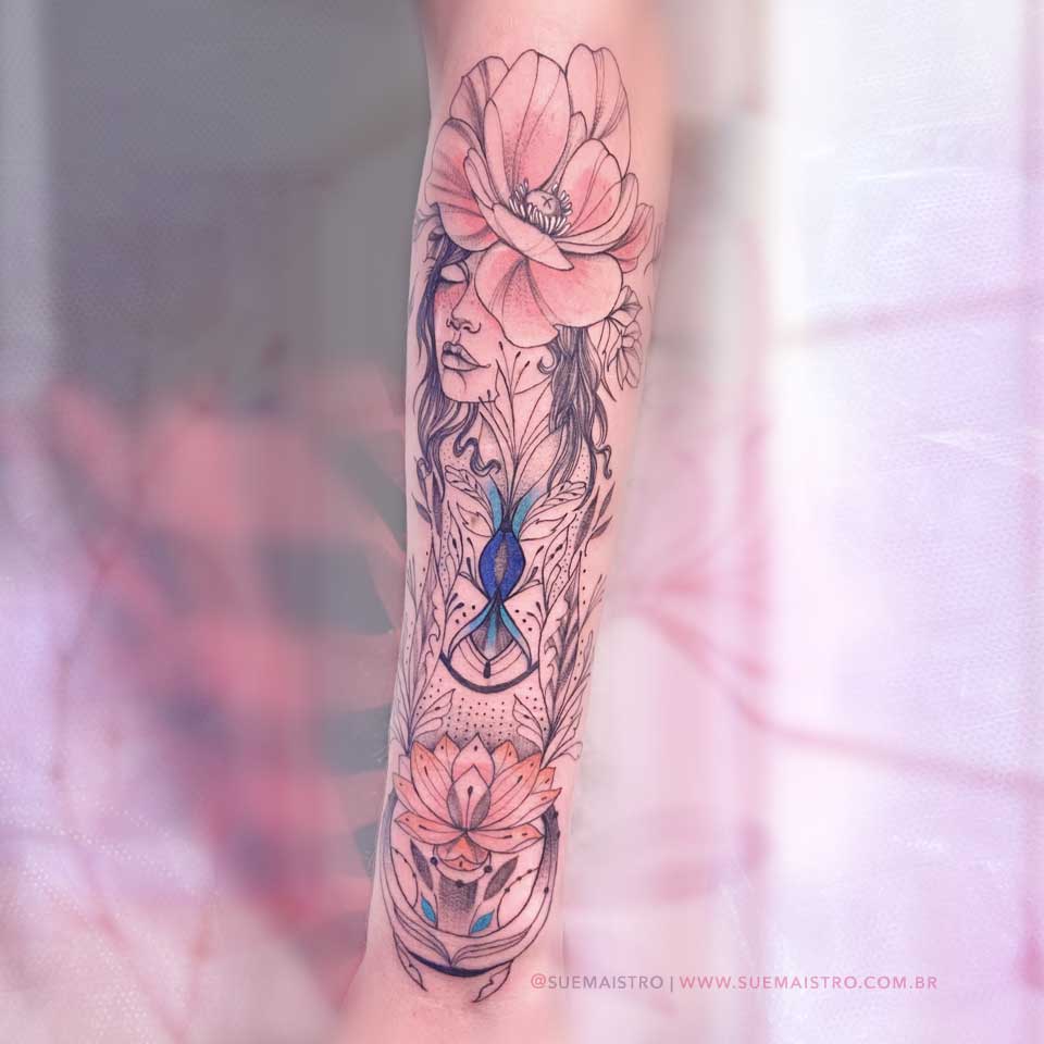 erros comuns ao fazer tatuagem de rosa no braço