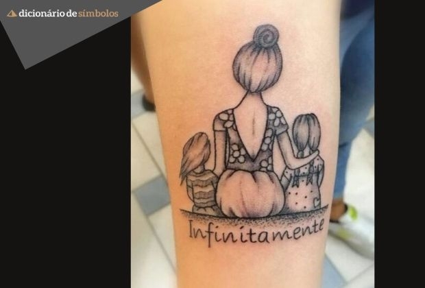 tatuagem filhos com mais de um filho