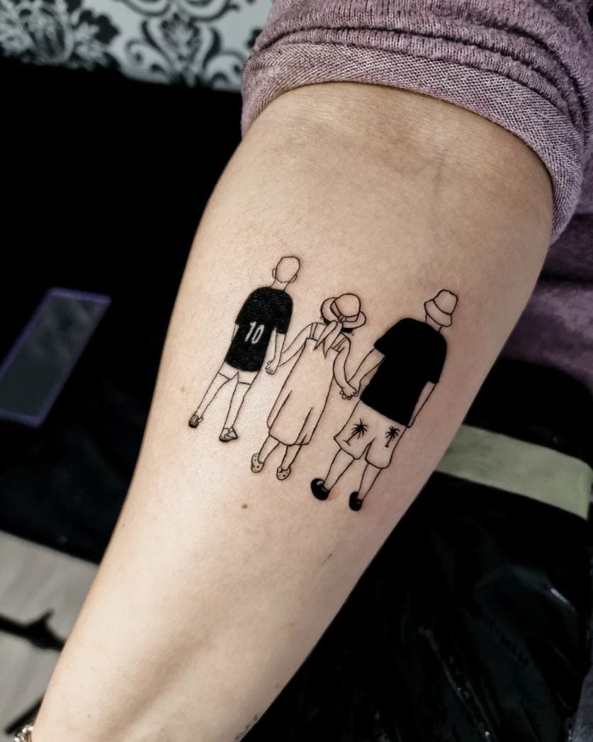 ideias tatuagem filhos delicada