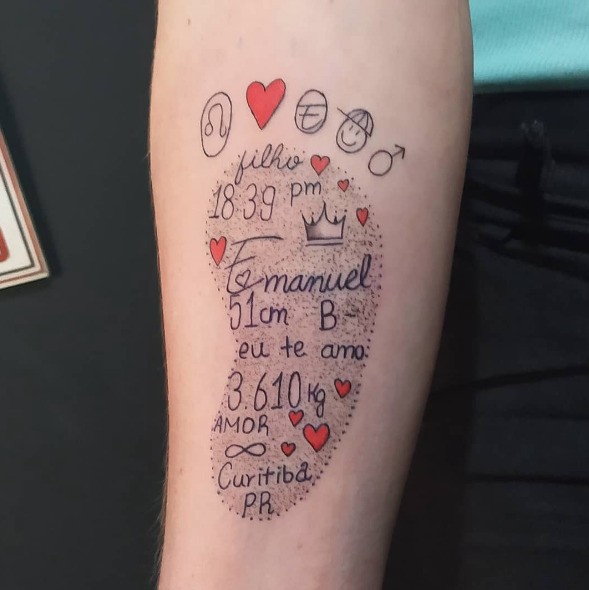 tatuagem filhos vs tatuagem parceiro