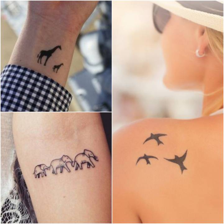 tatuagem filhos delicada