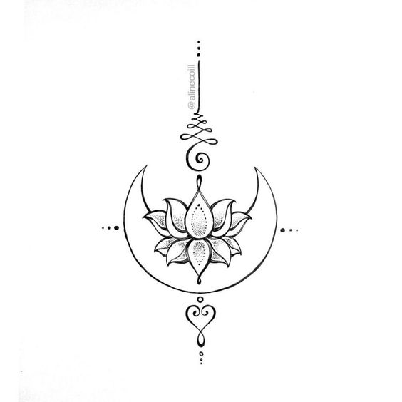 erros comuns tatuagem flor de lotus unalome