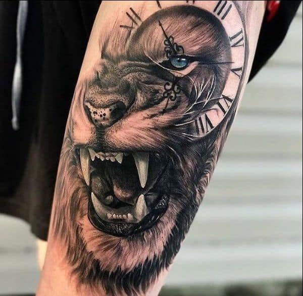tatuagem leao