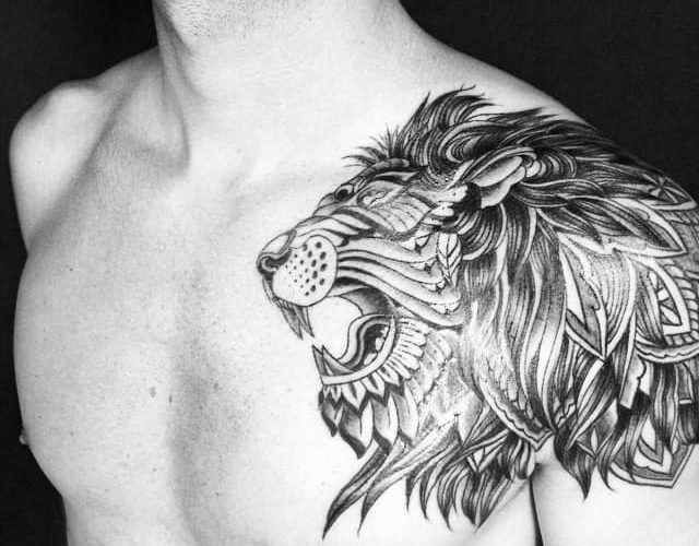 tatuagem leao