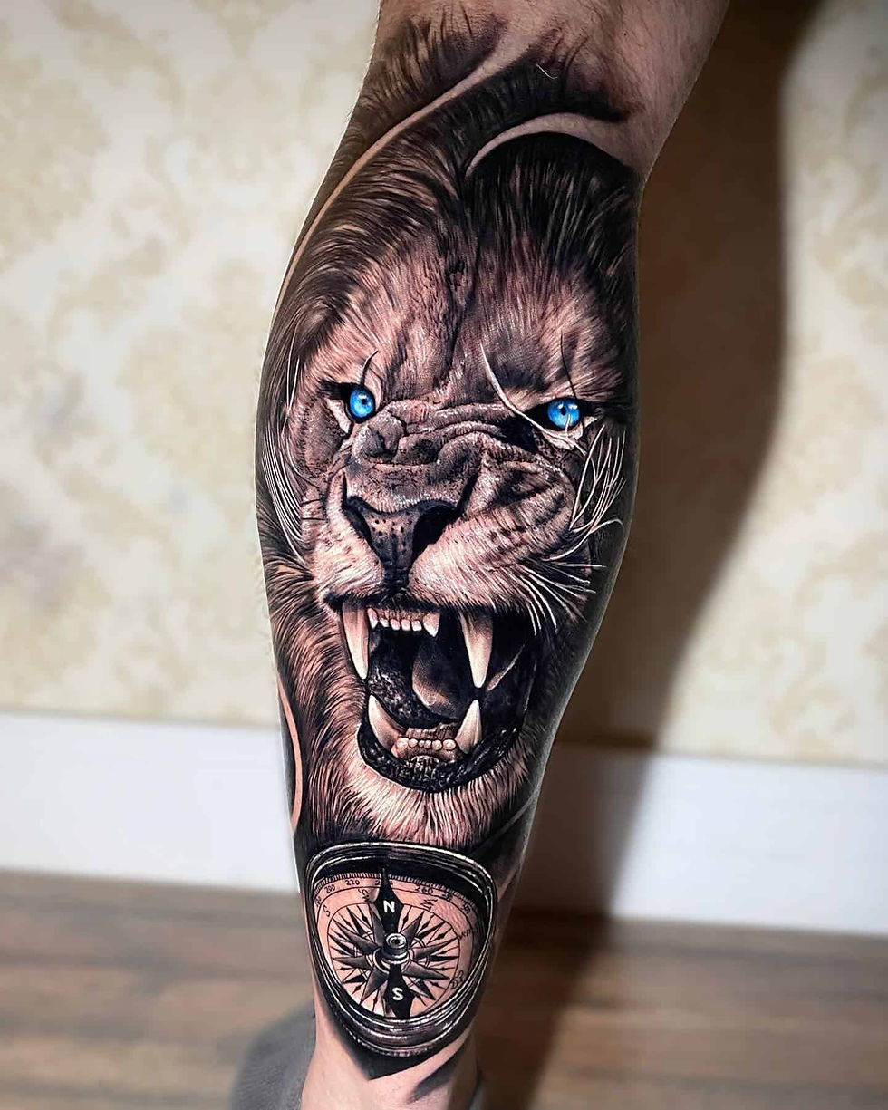 tatuagem leao