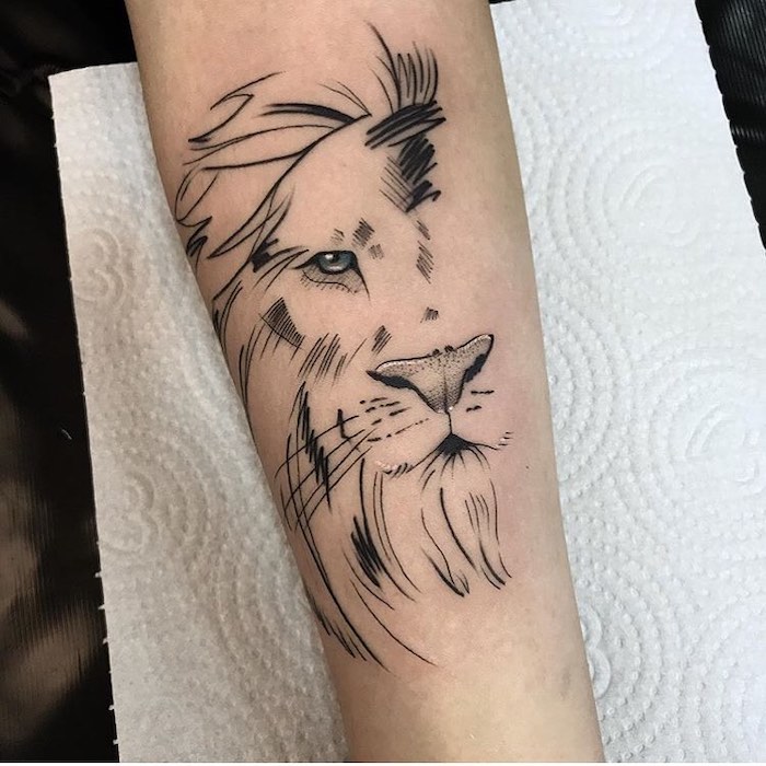 tatuagem leao