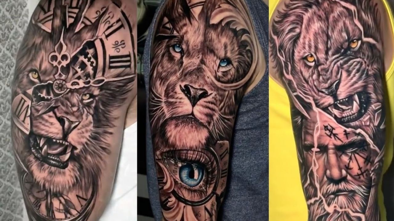 tatuagem leao