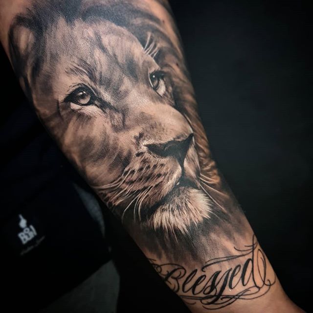 tatuagem leao