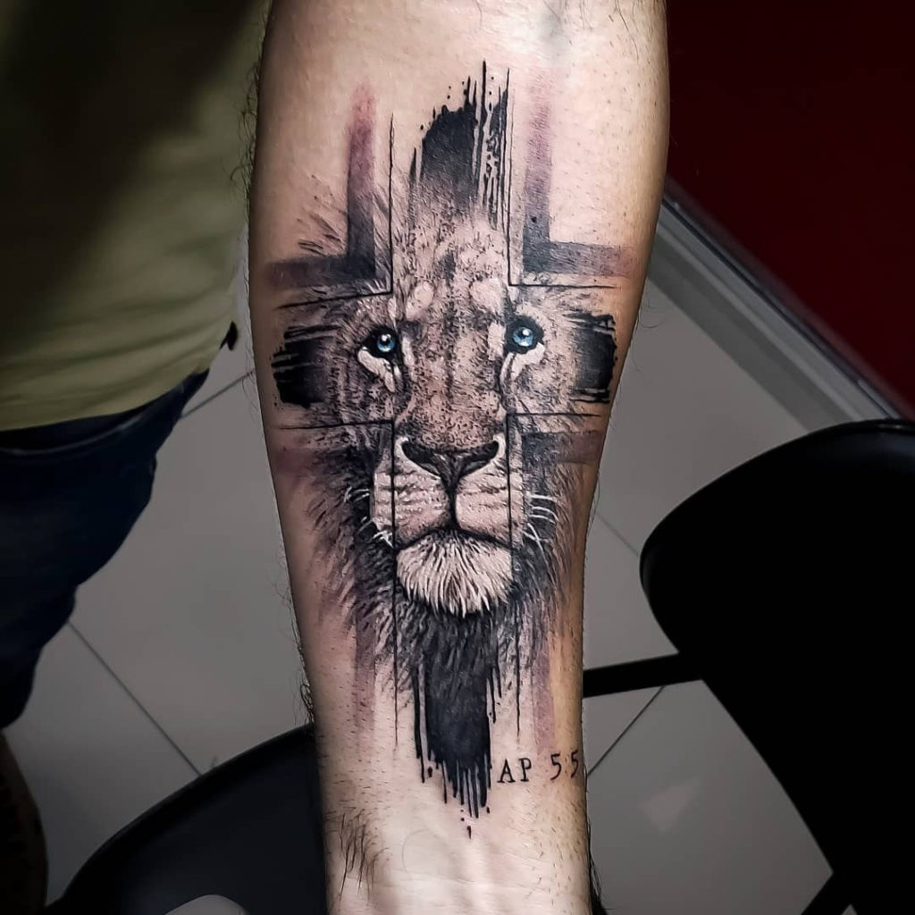 tatuagem leao