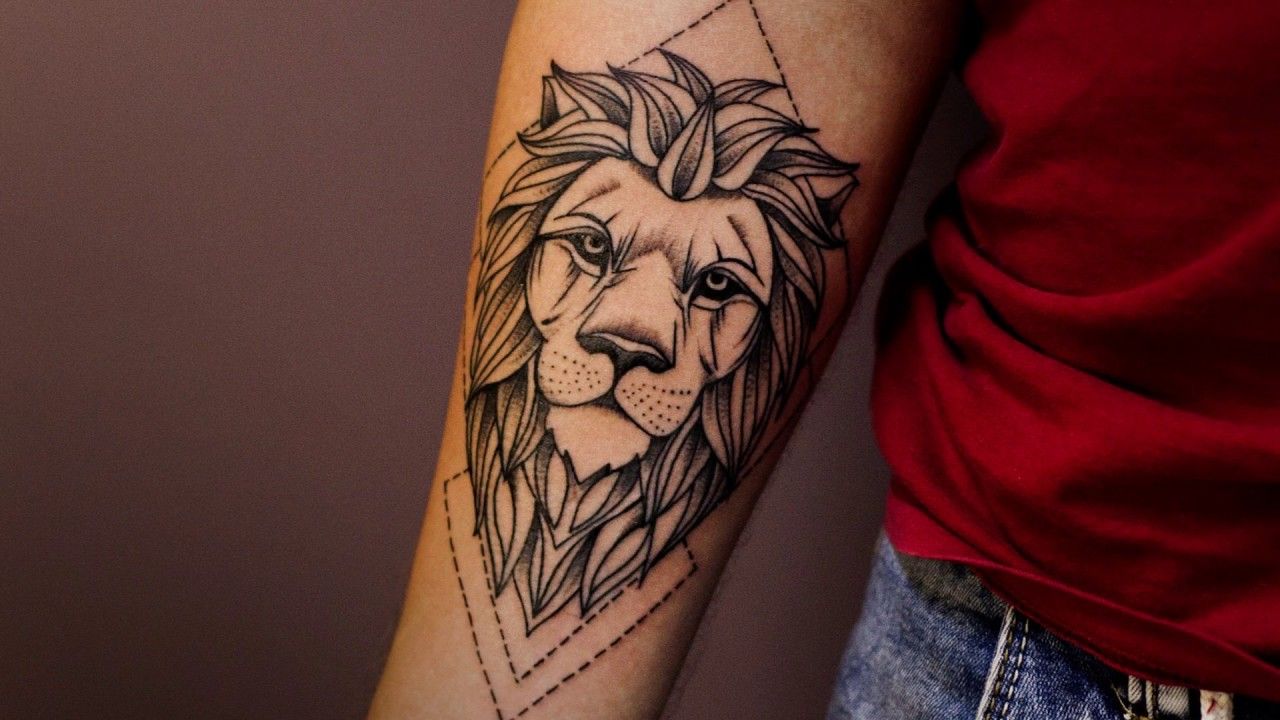 tatuagem leao