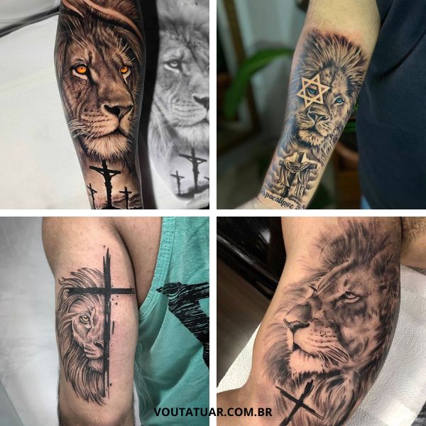 tatuagem leão desenho