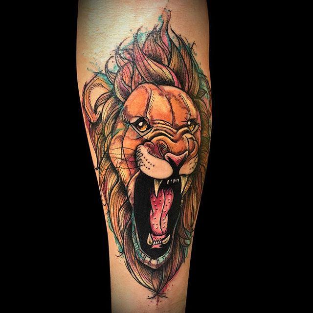 tatuagem leão desenho