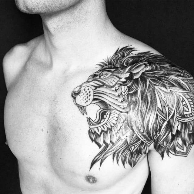 tatuagem leão desenho
