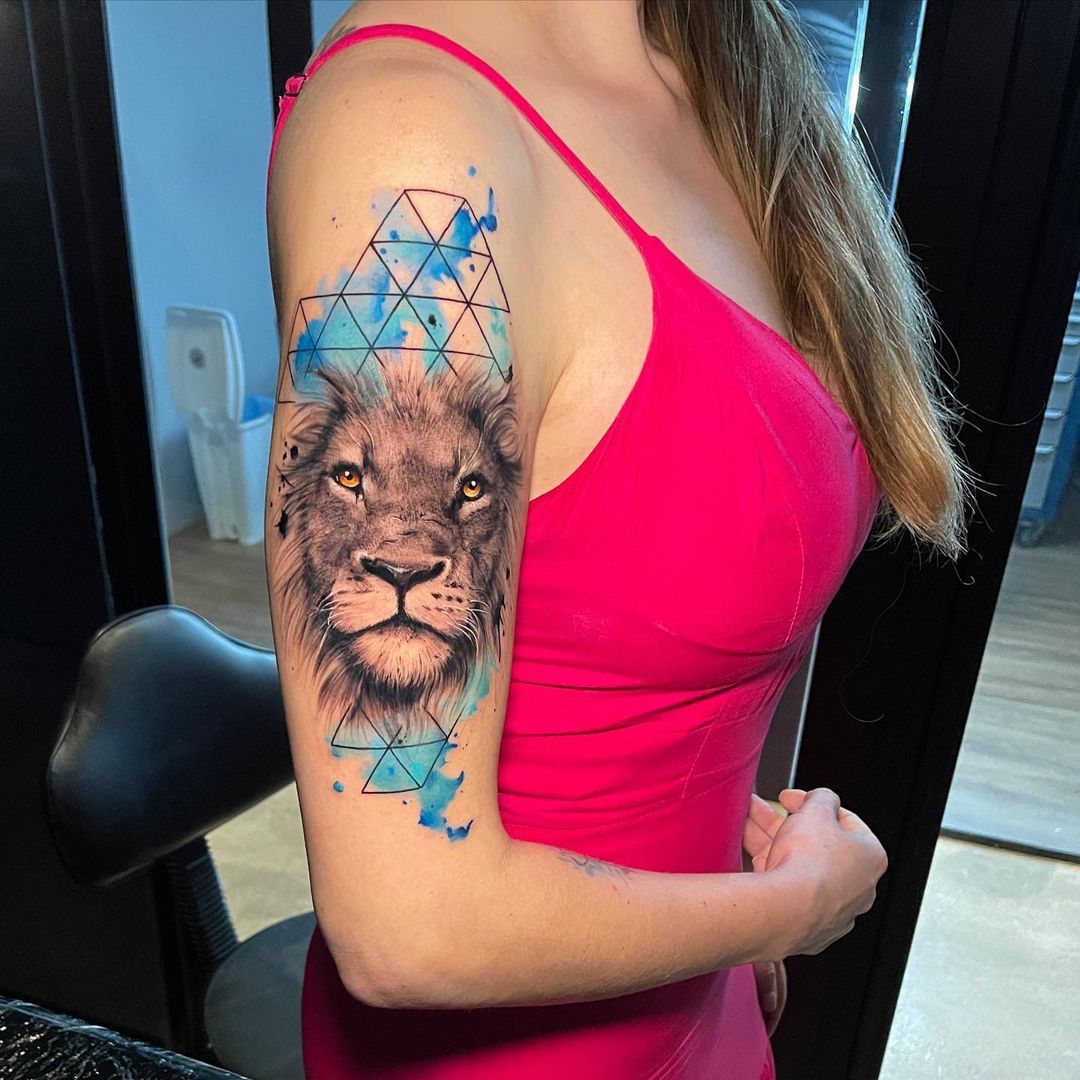tatuagem leão desenho