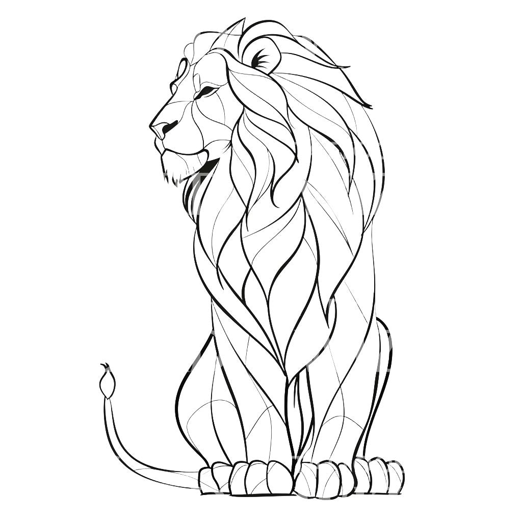 tatuagem leão desenho