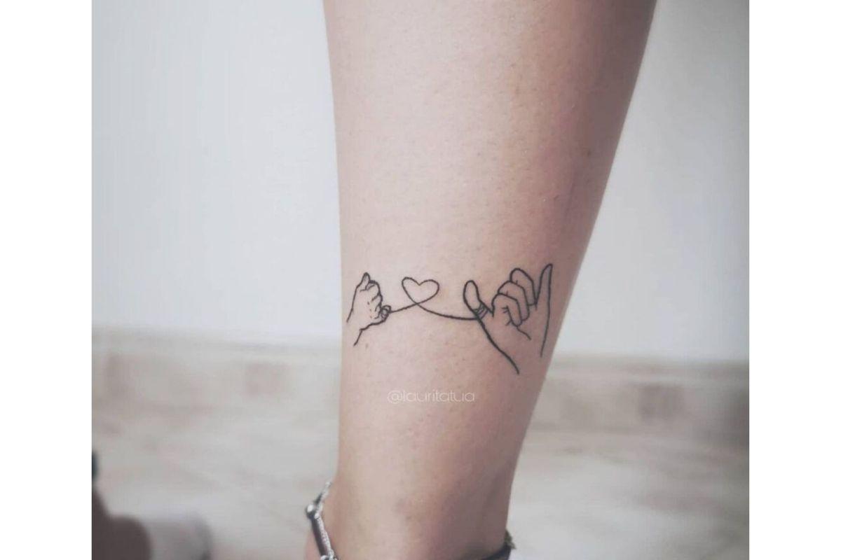 como evitar tatuagem fineline mae e filho borrada