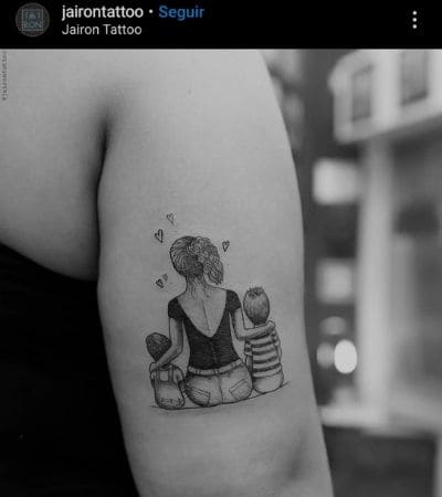 como evitar tatuagem fineline mae e filho borrada
