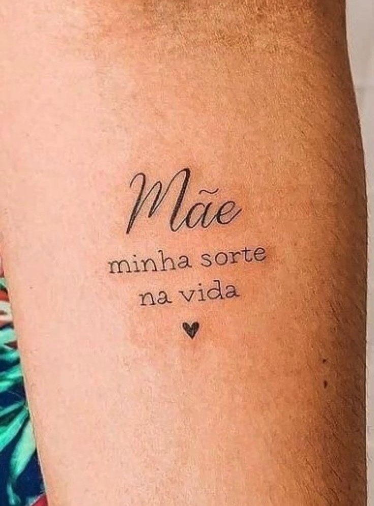 tatuagem assinatura mãe significado