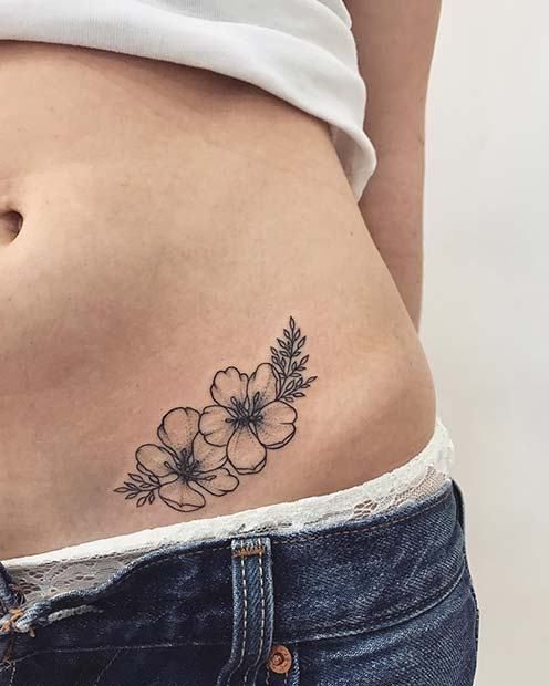 tatuagem abdômen