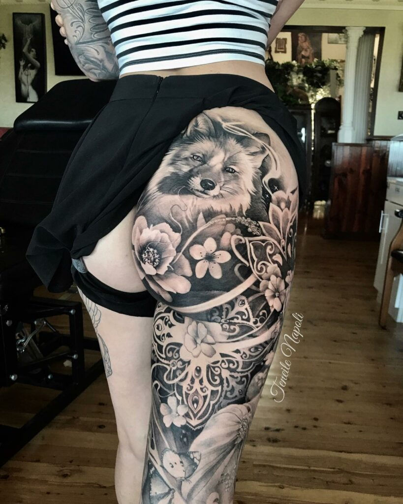 tatuagem na bunda