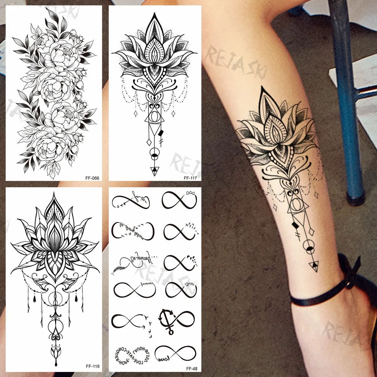 tatuagem de mandala na panturrilha feminina significado