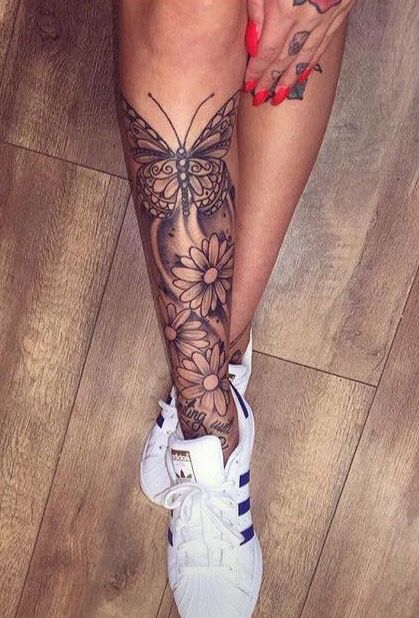tatuagem na coxa vs panturrilha qual dói menos