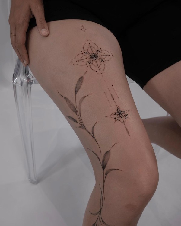 quanto custa uma tatuagem feminina na perna