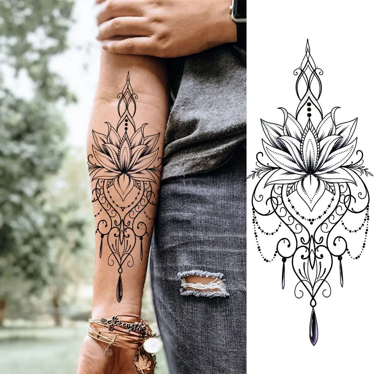 tatuagem na perna feminina