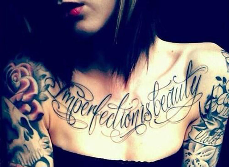 tatuagem no peito feminina