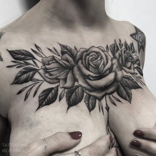 tatuagem no peito feminina