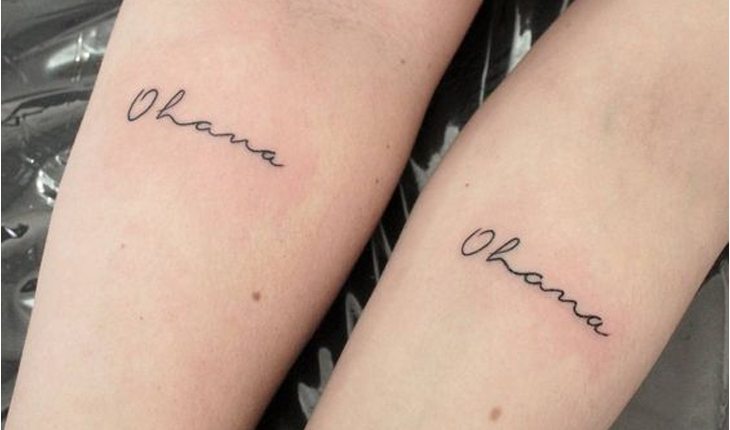 ideias de tatuagem ohana inspiradora