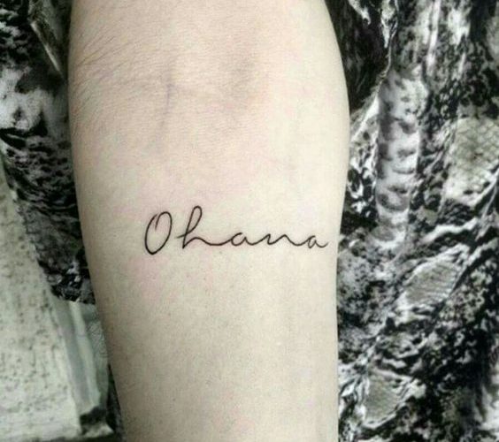 quanto custa uma tatuagem ohana pequena