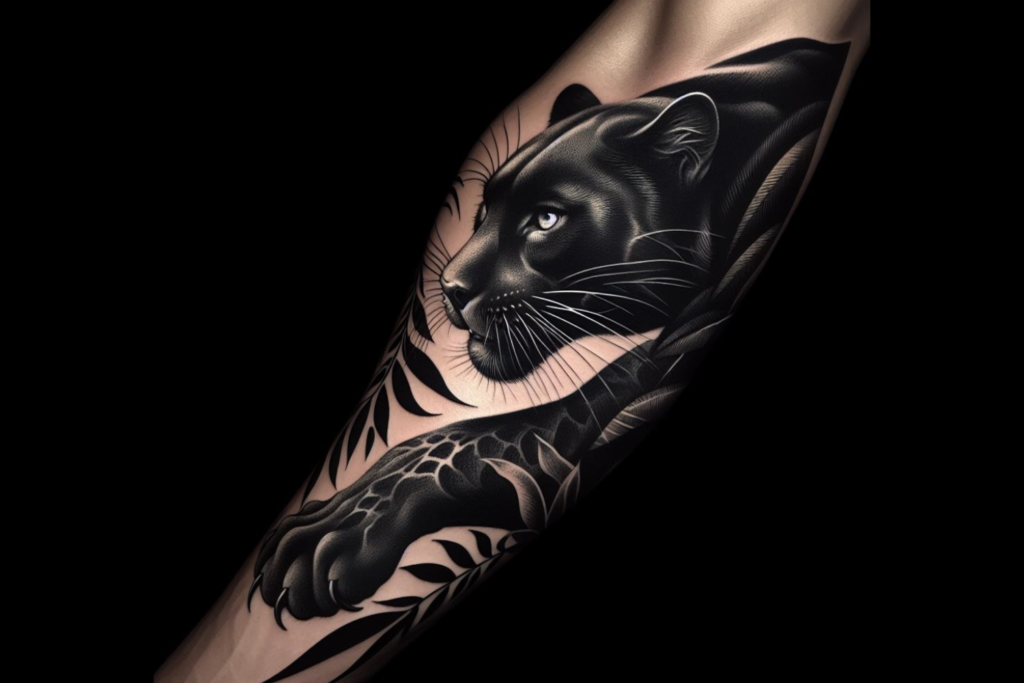 tatuagem pantera feminina vs tatuagem leoa feminina: qual escolher