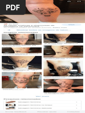 tatuagem panturrilha feminina pequena delicada