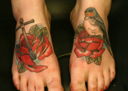 tatuagem no pé vs tatuagem no tornozelo qual escolher