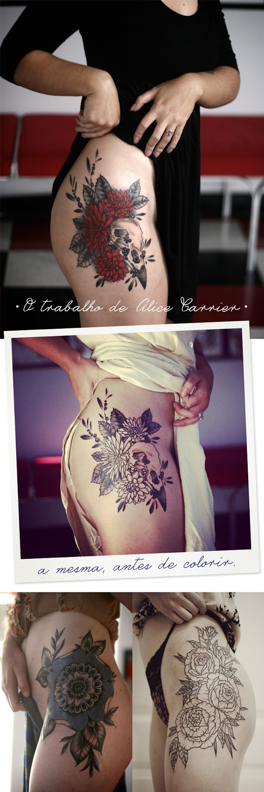 tatuagem quadril e coxa