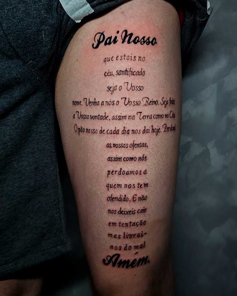 tatuagem religiosa